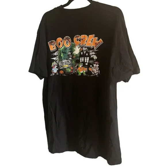 BUC-EES BOO CREW Black 2XL Men's Graphic Tshirt GLOW IN THE DARK! - Picture 4 of 7